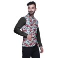 thumbnail image 2 of Atasi Floral Printed Wedding Jackets For Men Nehru Jacket Waist Coat For Festive Season-X-Large, 2 of 6