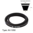 thumbnail image 2 of Unique Bargains 1050mm Inner Girth 10mm Width Cogged V Belt, Neoprene Rubber, for Power Transmission, 2 of 6