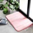 thumbnail image 2 of MesaSe Bath Mat Ultra Soft Water Absorbent Floor Mat Anti Slip Bathroom Rug Washable Memory Sponge Floor Mat(Pink), 2 of 7