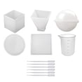 thumbnail image 1 of Silicone Molds for Resin Casting Silicone Resin Molds 5Pcs Resin Casting Molds Including Sphere Epoxy Resin Molds Silicone Silicone Molds for Epoxy Resin Round Silicone Molds for Resin, 1 of 8