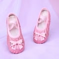 thumbnail image 2 of Ballet Slippers Dance Shoes Split Leather Sole For Children And Adults, 2 of 3