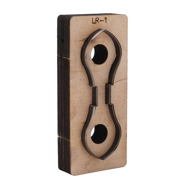 Leather Metal Cutting Die, Leather Punch Die Handmade Non Deform High Density Edges For Scrapbooking LR 1