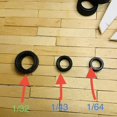 thumbnail image 4 of 50 Pcs Mini Pneus de Modèle 1/32 Voitures Faites à la Main en Caoutchouc pour Voitures Miniatures DIY, 4 of 9