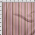 thumbnail image 2 of oneOone Georgette Viscose Fabric Multicolor Stripe Printed Craft Fabric BTY 42 Inch Wide, 2 of 3
