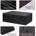 thumbnail image 2 of Housse de Mobilier d'Extérieur Imperméable pour Table de Jardin, Housse de Protection pour Zone d'Assise de Mobilier d'Extérieur, Capuche Respirante, Assise d'Extérieur, Meubles de Jardin, Tables et Ensembles de Meubles - 270*180*89 cm, 2 of 5