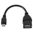 thumbnail image 1 of Usb Otg Cable Otg Adapter  Otg Cable Adapter Otg  Cable Converter Cable Converter Mini  Mobile Phone OTG Connect Cable Date Adapter V8 Interface Micro USB To USB Female, 1 of 8