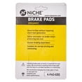 thumbnail image 4 of Niche Complete Organic Brake Pad Set for Kawasaki Ninja ZX9R Motorcycle MK1002558, 4 of 8