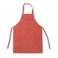 thumbnail image 1 of TOPTIE Kids Aprons with Pocket & Adjustable Strap, Child Chef Bib Apron for Kitchen Cooking Baking Painting-Red Dot-XL, 1 of 5