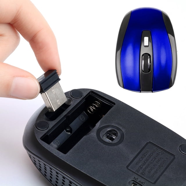 Wireless Mouse 3 Adjustable DPI Wireless Mouse 2.4G Wireless Gaming Mice Cordless Optical Game Mice 6 Buttons Laptop Notebook Mouse