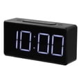 thumbnail image 1 of Réveil Numérique à DEL avec Port USB, Horloge Électronique de Table avec Répétition (Noir), 1 of 9