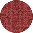 thumbnail image 1 of Ahgly Company Tapis Rond Lavable en Machine Intérieur Transitionnel Rouge Canneberge, 7 Pieds Rond, 1 of 7