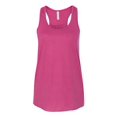thumbnail image 2 of Bella Ladies Flowy Racerback Tank, L, Berry, 2 of 2