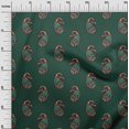 thumbnail image 2 of oneOone Cotton Poplin Fabric Paisley Block Print Fabric BTY 56 Inch Wide, 2 of 4
