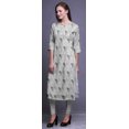 thumbnail image 3 of Bimba Kurta à Manches 3/4 Imprimée Kurti Droite Vêtements d'Été pour Femmes, 3 of 6