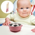 thumbnail image 2 of Bol en Acier Inoxydable Ensemble de Vaisselle pour Enfants Bol Silicone de Qualité Alimentaire Bol Alimentaire Doublé en Acier Inoxydable Ensemble de Trois Pièces Silicone de Qualité Alimentaire, 2 of 6