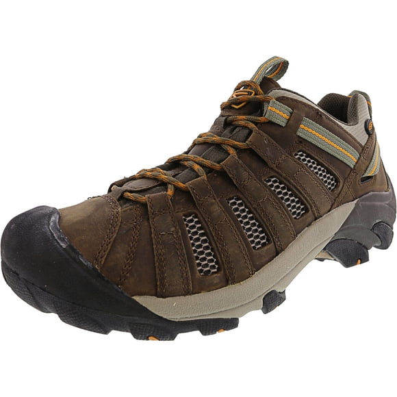 Keen Men's Voyageur Black Olive / Inca Gold Ankle-High Hiking Shoe - 11 M