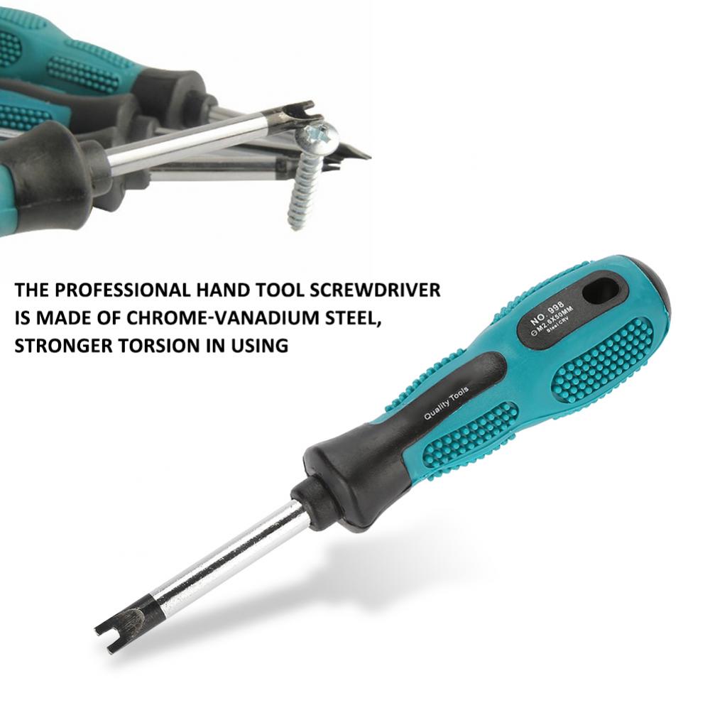 Cergrey 4pcs U Fork Type Magnetic Screw Driver CRV Multifunctional Hand Tool Screwdriver  Set, U Screwdriver, U Type Screwdriver