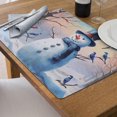 thumbnail image 3 of Plastic Placemat Blue Jay and Snowman - Set of 12, 3 of 3