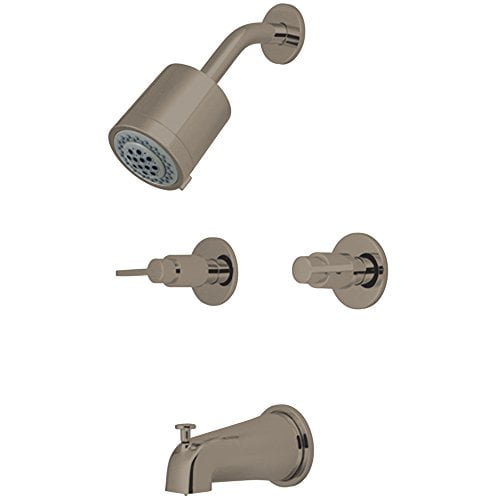 Kingston Brass NuvoFusion KBX8148NDL Two Handle Tub & Shower Faucet