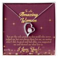 thumbnail image 2 of To Mom Mom Never Judged Forever Necklace w Message Card, 2 of 8