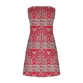 thumbnail image 3 of EGNMCR Robes de Vacances pour Femmes Robes d'Été pour Femmes Plage Floral T-Shirt Robe d'Été Décontractée Poches Robe Bohème à Bretelles, 3 of 4