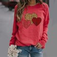 thumbnail image 2 of RKSTN Chandail pour Femmes Décontracté à Manches Longues Blouse à Imprimé de la Saint-Valentin Hauts Chandail Col Rond Coupe Ample Chandail, 2 of 3