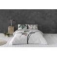 thumbnail image 2 of Gouchee Home Daca Queen Duvet Cover Set – 3‑Piece Modern Botanical Print, Reversible Grey, 100% OEKO‑TEX Certified Cotton, 2 of 2