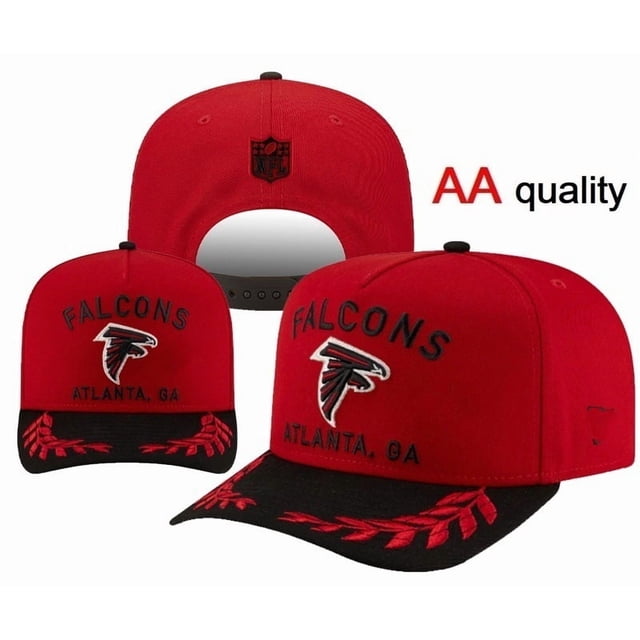 Casquette de Baseball Unisexe Ajustable Atlanta Falcons, Casquette Incurvée en Coton d'Équipe de Football, Casquette Hip-Hop Tendance, Casquette de Sport