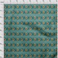 thumbnail image 3 of oneOone Cotton Flex Fabric Leaves & Floral Block Print Fabric BTY 40 Inch Wide, 3 of 4