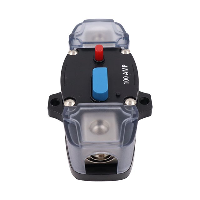 Circuit Breaker Portable Professional Detachable Install: The circuit breaker Resettable Short-circuit Protection Vehicle Yacht RV Fuse Accessories 100A