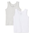 thumbnail image 1 of George Toddler Girls' Cotton Vest 2-Pack, 1 of 2