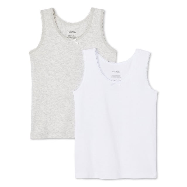 George Toddler Girls' Cotton Vest 2-Pack