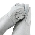 thumbnail image 3 of Welding Gloves Work Gloves Leather Resistant Protection Work Gloves Welding Protective, 3 of 6
