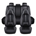 thumbnail image 1 of Maidao Car Seat Covers Full Set for Hyundai for Azera 2006-2017 5 Seats Front Rear Cushion Protector with Pillow Black, 1 of 7
