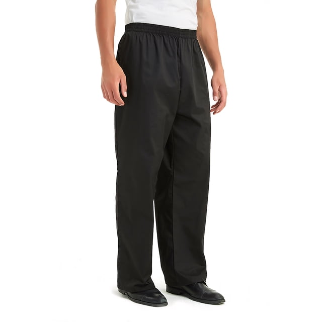 TOPTIE Classic Baggy Chef Pants with Drawstring Waist Work Pants