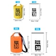 thumbnail image 3 of Dry Bag Backpack Waterproof Shoulder Bag Swimming Bag Camping Bag, 3 of 8
