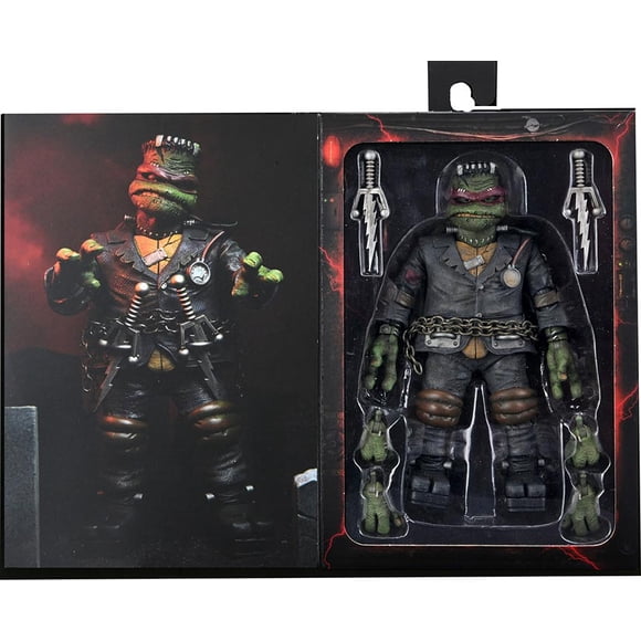 Teenage Mutant Ninja Turtles Universal Monsters 7 Inch Action Figure Ultimate - Raphael as Frankenstein