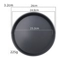 thumbnail image 1 of 12 Inch Microwave Oven Pan Chip Tray Dish Pizza Bacon Baking Non-Stick Cook Tray, 1 of 4