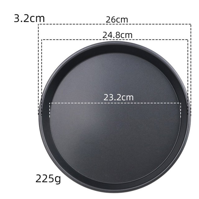 12 Inch Microwave Oven Pan Chip Tray Dish Pizza Bacon Baking Non-Stick Cook Tray