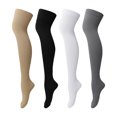 thumbnail image 4 of Janrevotw 1 Pair Of Compression Socks Leg Support Elastic Compression Socks Knee High Socks For Men And Women, Help Blood Circulation, Anti-Fatigue Pain Relief, 4 of 4