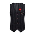 thumbnail image 2 of Dvkptbk Men Solid Fashion Have Pockets Button Turn-down Collar Tanks Tops Blouse on Clearance, 2 of 9