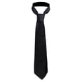 thumbnail image 1 of Skinny Mariage Formel Uni Uni Satin Cravate Noir, 1 of 8