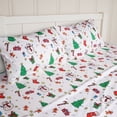 thumbnail image 1 of Gogreen 4PC Queen Christmas Sheet Set Deep Pocket Fit 16", Breathable Microfiber Soft Queen Sheet Set Warm Sheets, Luxury Hotel Style Christmas Decor Queen Bed Sheet Set, Christmas Gift, 1 of 8