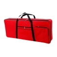 thumbnail image 4 of lionlar Étui Clavier 61 Touches Étui de Transport Sac de Piano Imperméable pour Studio de Musique Rouge, 4 of 9