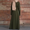 thumbnail image 5 of Abaya Longue pour Femmes, Robe Longue Musulmane, Kaftan Vintage Imprimé Floral, Maxi Islamique, Robes pour Femmes, 5 of 5