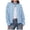Sky Blue, variant on Splozh Women's Christmas Sweaters Cardigan Women Long Cardigan with Pocket Elegant Casual Lightweight Jacket Open Front Sweater High Low Hem Long Casual Jacket Casual Top White,S