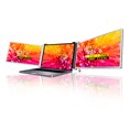thumbnail image 1 of 15.6 inch Portable Triple-screen Monitor Laptop Expansion Screen 1920*1080 Resolution Easy Installation for 15-17 inch Laptop, 1 of 7