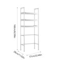 thumbnail image 3 of Wzzjkit Storage Rack Over The Toilet Stainless Steel 3-layer Bathroom Storage Rack Bathroom Storage and Storage Can Accommodate Toiletries and Daily Necessities, 3 of 7