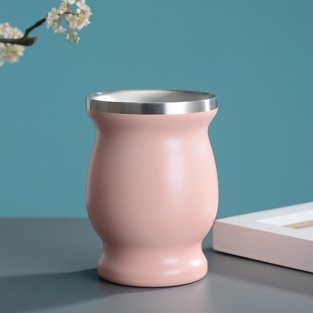 Tasse Mini Portable en Acier Inoxydable Fonctionnelle Pratique Tasse à Thé de Voyage pour Usage Extérieur