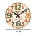 thumbnail image 3 of 30cm Battery Operated Wall Clock Noiseless Quartz Wall Clock Decor for Kitchen School Office, 3 of 3